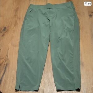 Athleta Olive Green Brooklyn Ankle Pants